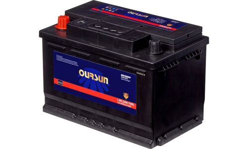 Аккумулятор Oursun L3R(H6R), 70Ач, CCA 670А, необслуживаемый
