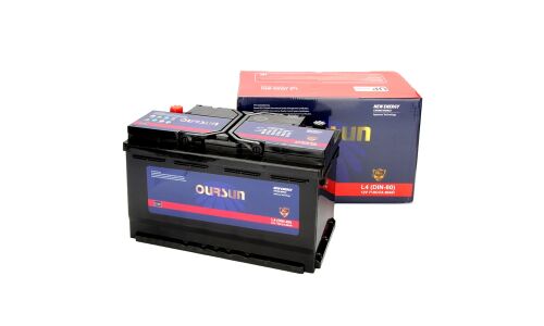 Аккумулятор Oursun L4(H7) L, 80Ач, CCA 710А, необслуживаемый