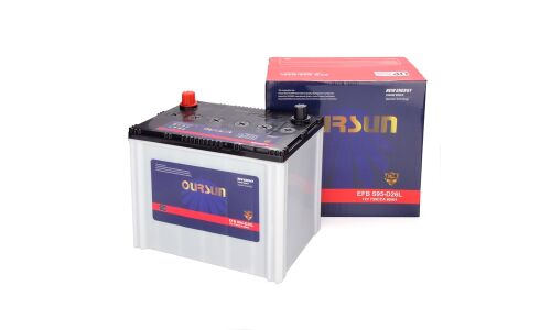 Аккумулятор Oursun S-95/D26L, 80Ач, CCA 730А, обслуживаемый, технология EFB
