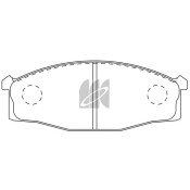 Колодки тормозные дисковые Kashiyama, задние, комплект на ось (4 шт), арт. D1121