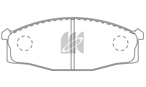 Колодки тормозные дисковые Kashiyama, задние, комплект на ось (4 шт), арт. D1121