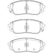Колодки тормозные дисковые Kashiyama, передние, комплект на ось (4 шт), арт. D11388MH