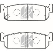 Колодки тормозные дисковые Kashiyama, задние, комплект на ось (4 шт), арт. D1167M