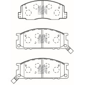 Колодки тормозные дисковые Kashiyama, передние, комплект на ось (4 шт), арт. D2134M