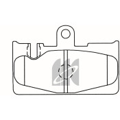 Колодки тормозные дисковые Kashiyama, задние, комплект на ось (4 шт), арт. D2213