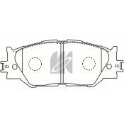 Колодки тормозные дисковые Kashiyama, комплект на ось (4 шт), арт. D2277