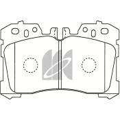 Колодки тормозные дисковые Kashiyama, передние, комплект на ось (4 шт), арт. D2347