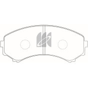 Колодки тормозные дисковые Kashiyama, передние, комплект на ось (4 шт), арт. D3088