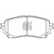 Колодки тормозные дисковые Kashiyama, передние, комплект на ось (4 шт), арт. D3159H