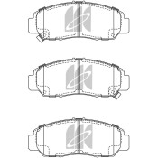 Колодки тормозные дисковые Kashiyama, передние, комплект на ось (4 шт), арт. D5113MH