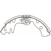 Колодки тормозные барабанные Kashiyama, комплект на ось (4 шт), арт. K0042