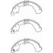 Колодки тормозные барабанные Kashiyama, комплект на ось (4 шт), арт. K1193