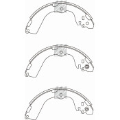 Колодки тормозные барабанные Kashiyama, комплект на ось (4 шт), арт. K1276
