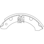 Колодки тормозные барабанные Kashiyama, комплект на ось (4 шт), арт. K2286