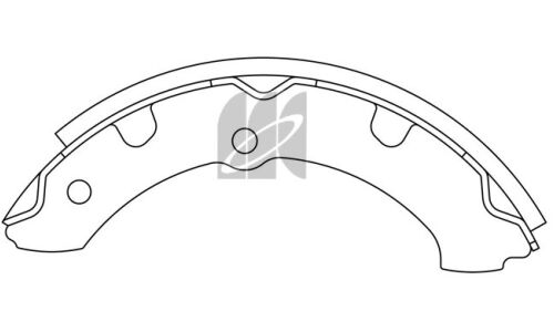 Колодки тормозные барабанные Kashiyama, комплект на ось (4 шт), арт. K2286