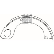 Колодки тормозные барабанные Kashiyama, комплект на ось (4 шт), арт. K8804