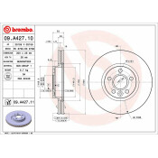 Диск тормозной Brembo, арт. 09A42711