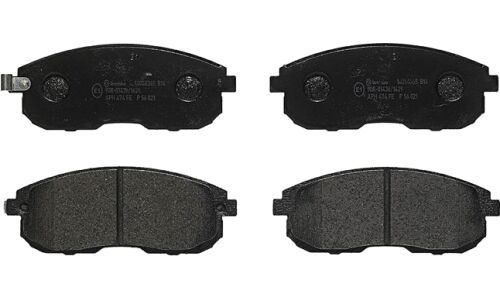 Колодки тормозные дисковые Brembo, комплект на ось (4 шт), арт. P56021
