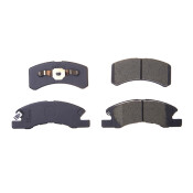 Колодки тормозные дисковые Akebono, передние, комплект на ось (4 шт), арт. AN-607WK