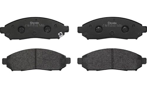 Колодки тормозные дисковые Brembo, комплект на ось (4 шт), арт. P56059