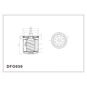 Фильтр масляный DOUBLEFORCE DFO050