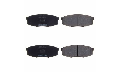 Колодки тормозные дисковые Akebono, задние, комплект на ось (4 шт), арт. AX-756K