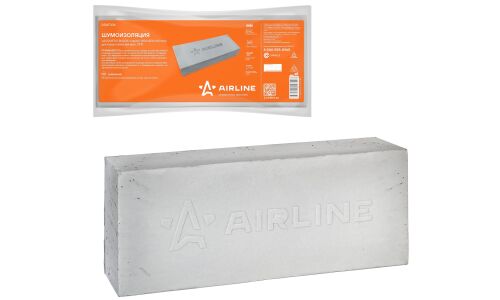 Шумопоглощающий материал Airline Acoustic Block, размер 500x200x100мм, с эффектом памяти формы, арт. ADAT006