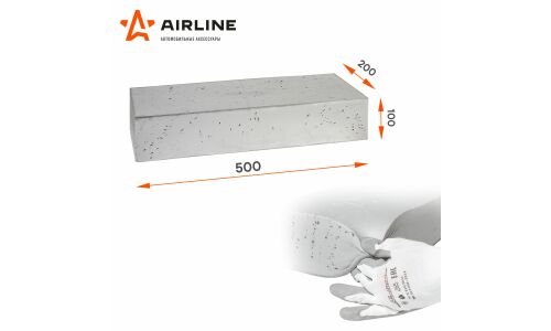 Шумопоглощающий материал Airline Acoustic Block, размер 500x200x100мм, с эффектом памяти формы, арт. ADAT006