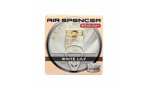Ароматизатор на торпедо Eikosha Spirit Refill White Lily (Белая лилия), меловой, баночка 40г, арт. A-108