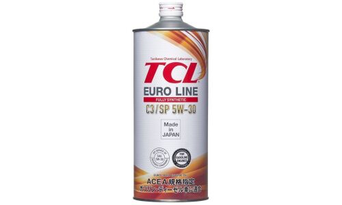 Масло моторное TCL Euro Line 5w30, синтетическое, API SP, ACEA C3, для бензинового двигателя, 1л, арт. E0010530C3