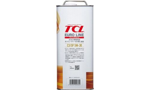Масло моторное TCL Euro Line 5w30, синтетическое, API SP, ACEA C3, для бензинового двигателя, 4л, арт. E0040530C3