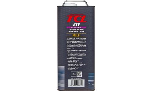 Масло трансмиссионное TCL ATF Multi, синтетическое, универсальное, для АКПП, 4л, арт. A004MLTA