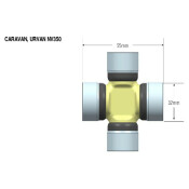 Крестовина карданного вала GMB GUN-55