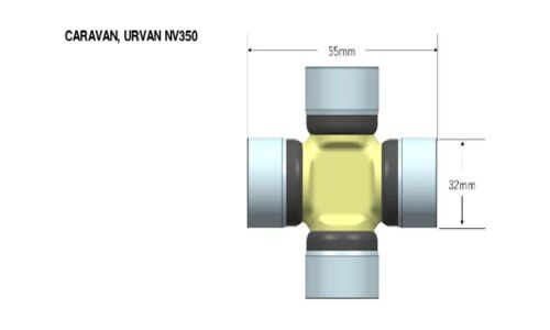 Крестовина карданного вала GMB GUN-55