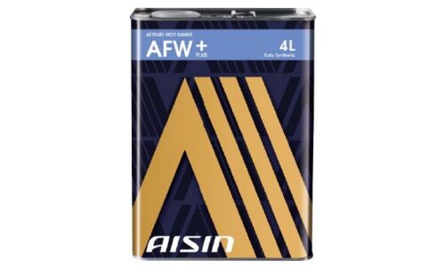 Масло трансмиссионное Aisin AFW+, синтетическое, универсальное, для АКПП, 4л, арт. ATFMT4SB