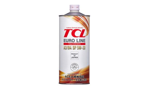 Масло моторное TCL Euro Line 5w30, синтетическое, API SP, ACEA A3/B4, универсальное, 1л, арт. E0010530A3B4