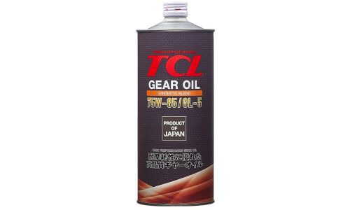 Масло трансмиссионное TCL Gear Oil 75w85, полусинтетическое, API GL-5, для МКПП и дифференциалов, 1л, арт. G0017585