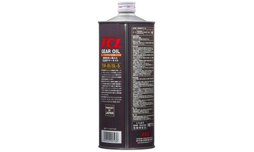 Масло трансмиссионное TCL Gear Oil 75w85, полусинтетическое, API GL-5, для МКПП и дифференциалов, 1л, арт. G0017585