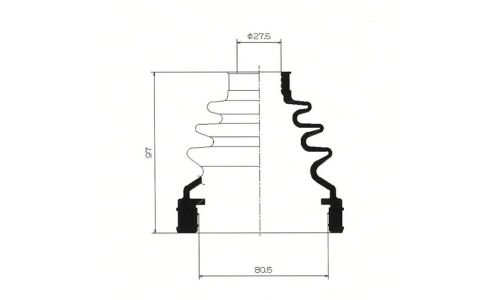 Пыльник ШРУСа Maruichi, арт. 02-193