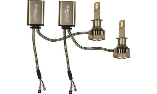 Лампа светодиодная Avantech LED Bulbs H1 (P14.5s, T8), 12В, 45Вт (соответствует 55Вт), 3000К, комплект 2 шт, CANbus, арт. ALB0145SY