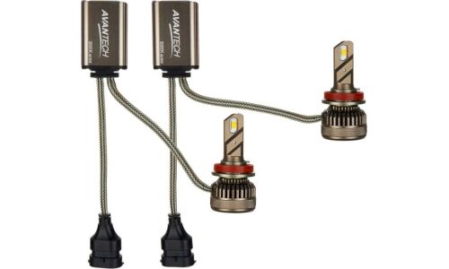 Лампа светодиодная Avantech LED Bulbs H8 (PGJ19-1, T11), 12/24В, 45Вт, 3000К, комплект 2 шт, CANbus, арт. ALB0845SY