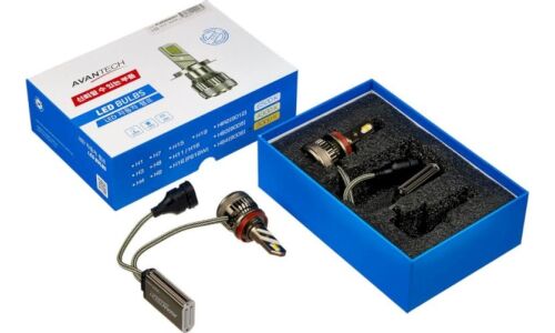 Лампа светодиодная Avantech LED Bulbs H8 (PGJ19-1, T11), 12/24В, 45Вт, 3000К, комплект 2 шт, CANbus, арт. ALB0845SY