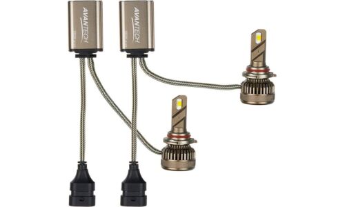 Лампа светодиодная Avantech LED Bulbs HB4(9006) (P22d, T12), 12/24В, 45Вт, комплект 2 шт, CANbus, арт. ALBHB445SY