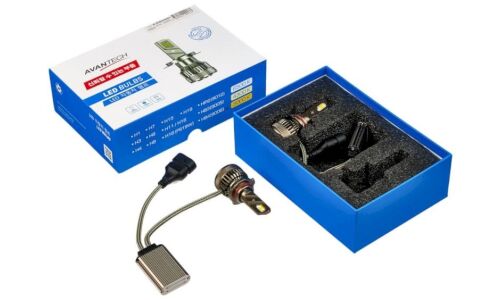 Лампа светодиодная Avantech LED Bulbs HB4(9006) (P22d, T12), 12/24В, 45Вт, комплект 2 шт, CANbus, арт. ALBHB445SY