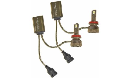 Лампа светодиодная Avantech LED Bulbs H8 (PGJ19-1, T11), 12В, 45Вт, 6500К, комплект 2 шт, арт. ALB0845W