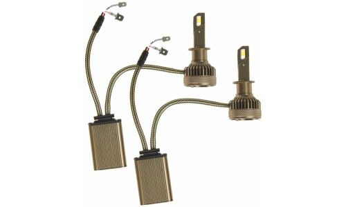 Лампа светодиодная Avantech LED Bulbs H1 (P14.5s, T8), 12В, 45Вт (соответствует 55Вт), 3000К, комплект 2 шт, арт. ALB0145Y