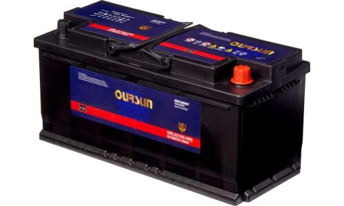 Аккумулятор Oursun VRL6(105-H9) LN6/L6(H9) L, 105Ач, CCA 950А, необслуживаемый, технология AGM