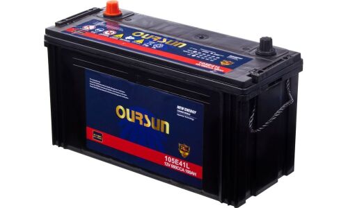 Аккумулятор Oursun 105E41L, 105Ач, CCA 720А, необслуживаемый