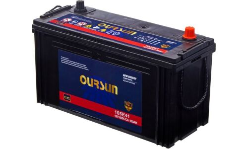 Аккумулятор Oursun 105E41R, 105Ач, CCA 720А, необслуживаемый