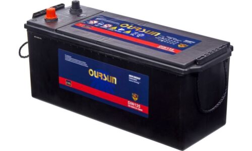 Аккумулятор Oursun 135F51R, 135Ач, CCA 830А, необслуживаемый, арт. DIN135